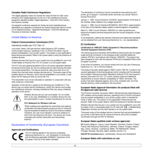 Page 9
iii
Canadian Radio Interference Regulations
This digital apparatus does not exceed the Class B limits for radio noise 
emissions from digital apparatus as  set out in the interference-causing 
equipment standard entitled  “Digital Apparatus”, ICES-003 of the Industry 
and Science Canada.
Cet appareil numérique respecte les limites de bruits radioélectriques 
applicables aux appareils numériques de  Classe B prescrites dans la norme 
sur le matériel brouilleur: “Appareils Numériques”, ICES-003 édictée...
