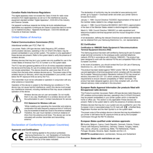 Page 8
iii
Canadian Radio Interference Regulations
This digital apparatus does not exceed the Class A limits for radio noise 
emissions from digital apparatus as  set out in the interference-causing 
equipment standard entitled  “Digital Apparatus”, ICES-003 of the Industry 
and Science Canada.
Cet appareil numérique respecte les limites de bruits radioélectriques 
applicables aux appareils numériques de  Classe A prescrites dans la norme 
sur le matériel brouilleur: “Appareils Numériques”, ICES-003 édictée...