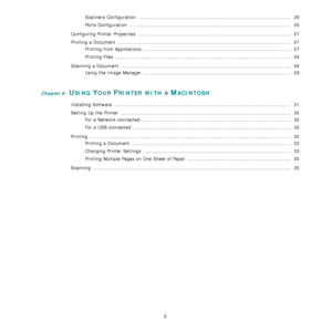 Page 633
Scanners Configuration  .................................................................................................  26
Ports Configuration  .......................................................................................................  26
Configuring Printer Properties  ................................................................................................. 27
Printing a Document...