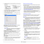 Page 243.3   
2Temporarily disable the computer firewall before continuing by doing 
the following:
3From the Windows Start menu, select All Programs > Samsung 
Network Printer Utilities > SetIP > SetIP.
4Click on the 
 icon(third from left) in the SetIP window to open 
the TCP/IP configuration window.
5Enter the machine’s new information into the configuration window 
as follows:
•MAC Address: Find the machine’s MAC address from the Network 
Configuration Report and enter it without the colons.
For example,...