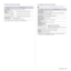 Page 83Specifications_83
COPIER SPECIFICATIONSFACSIMILE SPECIFICATIONS
ITEMDESCRIPTION
Copy Speeda
a. Copy speed is based on Single Document Multiple Copy.Up to 28 cpm(A4), 30 cpm (Letter)
Copy 
resolutionText Scan/Printing: Up to 600 x 600 dpi
Text/
photoScan/Printing: Up to 600 x 600 dpi
Photo Scan/Printing: Up to 600 x 600 dpi
Zoom range• ADF: 25% to 100%
• Scanner glass: 25% to 400%
The fax feature may not be supported depending on machines.
ITEMDESCRIPTION
CompatibilityITU-T G3, ECM
Applicable linePublic...