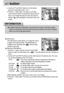 Page 3232
+/- button 
A negative exposure compensation value reduces the exposure. Note that a positive
exposure compensation value increases the exposure and the LCD monitor will appear
white or you may not get good pictures.
INFORMATION 
2. Use the LEFT and RIGHT buttons to set the desired
exposure compensation factor (
Ev).
3. Press the +/- button again. The value you set will be
saved and the Exposure Compensation setup mode will
close. If you change the exposure value, the exposure
indicator (      ) will...