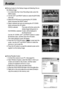 Page 7474
Avatar
Storing Avatars for the Startup Image and Selecting One as
the Startup Image
1. In a mode other than Voice Recording mode, press the
MENU button.
2. Use the LEFT and RIGHT buttons to select the [MYCAM]
menu tab.
3. Select [AVATAR] menu by pressing the UP/ DOWN
button and press the RIGHT button.
4. Select a desired sub menu by pressing the UP/ DOWN
button and press the OK button.
If [NO] is selected : 
The avatar will not be used as the
startup image during power-on.
If [CHANGE] is selected:...