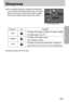 Page 3939
Sharpness
You can adjust the sharpness of the picture you want to take.
You cannot check the sharpness effect on the LCD monitor
before you take a picture, because this function is applied
only when the captured image is stored on the memory.
[ STILL IMAGE mode ]
Sub menu Icon  Description 
The edges of the image are softened. This effect is suitable
for editing images on your PC.
The edges of the image are sharp. 
This is suitable for printing.
The edges of the image are emphasized. The edges will...