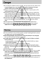 Page 66
Danger
Do not attempt to modify this camera in any way.  This may result in fire, injury, electric shock
or severe damage to you or your camera. Internal inspection, maintenance and repairs
should be carried out by your dealer or Samsung Camera Service centre.
Please do not use this product in close proximity to flammable or explosive gases, as this
could increase the risk of explosion.
Should any form of liquid or a foreign object enter the camera, do not use it. Switch off the
camera, and then...