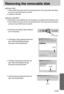 Page 103103
Removing the removable disk
[Click!]
[Click!]
[Click!]
Windows 98SE
1. Check whether the camera and PC are transferring a file. If the camera status lamp blinks,
you have to wait until the lamp is turned off.
2. Unplug the USB cable.
Windows 2000/ME/XP
(The illustrations may be different from the real display in accordance with the Windows O/S.)
1. Check whether the camera and PC are transferring a file. If the camera status lamp blinks,
you have to wait until the lamp is turned off.
2. Double-click...