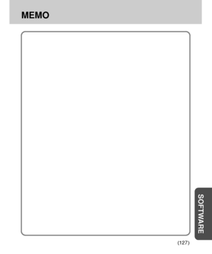 Page 127127
MEMO
SOFTWARE
Downloaded From camera-usermanual.com Samsung Manuals 