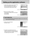 Page 112112
Setting up the application software
7. A window will open, asking you to choose a folder to which
program icons will be added. Click [Next >] button. 
If you want to add the program icons to a different folder,
choose another folder, and then click [Next >] button.
[Click!]
8. Digimax Viewer Installation is completed. 
The PhotoImpression installation window will be displayed
as shown alongside. 
Click the [OK] button.
[Click!]
9. A Welcome window will be displayed.
Click the [Next >] button....