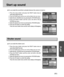 Page 9595
PLAY
Start up sound
You can select the sound that is activated whenever the camera is turned on.
1. Press the menu button and press the RIGHT button twice to
select [MyCAM](Third) tab.
2. 
Press the DOWN button and the cursor will be shifted to the main menu.
3. Select the [S. SOUND] menu by pressing the UP/DOWN button.
4. Press the RIGHT button and the cursor will shift to the [S.
SOUND] sub menu.
5. Select the desired sub menu by pressing the UP/DOWN button.
6. Press the OK button to confirm the...