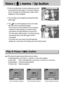 Page 6060
Voice (     ) memo / Up button
3. Press the shutter button to start recording and voice will
be recorded to the still image for 10 seconds. While the
voice is recording, the recording status window will be
displayed as shown alongside.
4. The recording can be stopped by pressing the shutter
button again.
5. The (        ) icon will be displayed on the LCD monitor
after voice memo recording has finished. 
- Voice memos can’t be recorded onto movie clip files.
- A distance of 40cm between you and the...