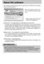 Page 9898
About the software
After inserting the CD-ROM provided with this camera into the CD-ROM drive, the following
window should automatically run.
Before connecting the camera to the
PC, you should first install the camera
driver.
Figures (Images) used for the manual
are based on model Digimax V5.
Camera driver : This enables images to transfer between the camera and PC.
This camera uses the USB Storage Driver as the camera driver. You can use the camera as
a USB card reader. After installing the driver...