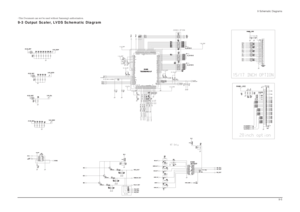 Page 1099 Schematic Diagrams
9-5
-This Document can not be used without Samsungs authorization.9-3 Output Scaler, LVDS Schematic Diagram
 