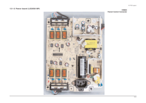 Page 8312 PCB Layout
12-3
12-1-2 Power board (LE20S51BP)
CNI803
Pannel Control Connecter
 