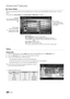 Page 2424English
Advanced Features
Screen Display ¦
Move to the desired file using the up/down/right/left buttons and then press the ENTERE or � (Play) button. The file is played. 
Supports the  ✎Device Mode and Contents Mode in Media Play homepage. 
 
File List Section :You can confirm the files and groups that is sorted by each category.
Operation Button A Red (Change Device) : Selects a connected device.B Green (Preference)  : Sets the file preference. (not supported in Basic view)C Yellow (Select) :...