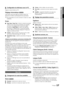 Page 5017Français
03Fonctions de baseConfiguration du téléviseur avec le PC
 
¦
Réglez le mode d’entrée sur PC.
Réglage Automatique t
Cette option permet de régler les positions/valeurs de 
fréquence et d’affiner automatiquement les paramètres. 
Non disponible en cas de connexion à l’aide d’un câble 
 
✎HDMI/DVI.
Ecran
Régl. Base / Regl. Préc 
 
■ : élimine ou réduit les parasites 
visuels. Si vous ne pouvez pas éliminer ces parasites 
au moyen d’un réglage précis uniquement, réglez 
la fréquence (Régl. Base)...