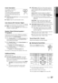 Page 1717English
03
Basic FeaturesAudio Description 
(not available in all locations)  (digital channels only)
This function handles the Audio Stream for the AD (Audio Description) which is sent along with the Main audio from the broadcaster. 
Audio Description (Off / On) ■: Turn the audio description function on or off.
Volume ■: Adjust the audio description volume.
Auto Volume (Off / Normal / Night)
To equalize the volume level on each channel, set to Normal.
Night ■: This mode provides an improved sound...