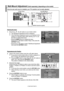 Page 56English - 5
Once the auto wall mount is installed, your TV’s position can be easily adjusted.
Wall-Mount Adjustment (Sold separately) (depending on the model)
TV Rear PanelAuto Wall-Mount
SERVICE Cable (Not supplied)
Entering the menu
1. Press the ▲, ▼, ◄ or ► button on your remote control.
The Wall Mount Adjustment screen is displayed.
If the Wall Mount Adjustment screen is not displayed when 
clicking on a direction  button while watching your TV, use 
the menu to display that screen.
•   Press...