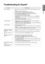 Page 49

English
Anynet+

Troubleshooting for Anynet+
Problem Possible Solution
Anynet+ does not work.Check if the device is an Anynet+ device. The Anynet+ system supports Anynet+ devices only.Connect only one receiver (home theatre).Check if the Anynet+ device power cord is properly connected.Check the Anynet+ device’s Video/Audio/HDMI 1.3 cable connections.Check whether Anynet+ (HDMI-CEC) is set to On in the Anynet+ setup menu.Check whether the TV remote control is in TV mode.Check whether it is...