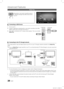 Page 2828English
Advanced Features
Media Play
Connecting a  ¦USB Device
1. Turn on your TV.
2. Connect a USB device containing photo, music and/or movie files to the\
 USB 1 
(HDD) or USB 2 jack on the side or rear of the TV.
3. When USB is connected to the TV, popup window appears. Then you can select 
Media Play.
 ¦Connecting to the PC through network
You can play pictures, music and videos saved on your PC or on your TV through a network connection in the  Media Play 
mode.
If you use 
 ✎Media Play  through...