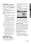 Page 8127Français
04Fonctions avancées
                      Config. du réseau
sélect. a  réseau  : Not sélect.  ►Config. prot. Internet : Auto 
   IP Address  :
 
      
   Subnet Mask  :
       
   Gateway  :
       Serveur DNS  : Auto
   DNS Server  :
 
      
U Dépl.    E Entrer    R Retour
Config. du réseau 
(Configuration automatique Samsung)
Cette fonction est disponible sur les points d'accès qui 
prennent en charge la configuration automatique. Si votre 
point d'accès ne prend pas en charge...