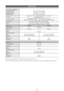 Page 15English - 15
Specifications
Environmental Considerations 
Operating Temperature 
Operating Humidity
Storage Temperature 
Storage Humidity 10°C to 40°C (50°F to 104°F) 
10% to 80%, non-condensing  -20°C to 45°C (-4°F to 113°F)  5% to 95%, non-condensing
TV System  Analogue: B/G, D/K, L, I (Depending on your country selection) 
Digital: DVB-T/DVB-C
Colour/Video System Analogue: PAL, SECAM, NTSC-4.43, NTSC-3.58, PAL60 
Digital: MPEG-2 MP@ML, MPEG-4, H.264/AVC MP@L3, MP@L4.0, HP@L4.0
Sound System BG, DK, L,...