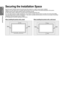 Page 8
English
Getting Started
Securing the Installation Space
Keep the required distances between the product and other objects (e.g.\
 walls) to ensure proper ventilation. 
Failing to do so may result in fire or a problem with the product due to\
 an increase in the internal temperature of the product.
Install the product so the required distances shown in the figure are ke\
pt.When using a stand or wall-mount, use parts provided by Samsung Electron\
ics only.
If you use parts provided by another...