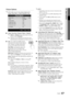 Page 1717English
03 Basic	 FeaturesPicture	Optio\fs
 ✎In PC mode, you can only make changes to the  
Co\bour
	 To\fe, 	 Size and Auto 	 Protectio\f 	 Time\b
 ■Co\bour

	 To\fe 	 (Coo\b 	 / 	 Norma\b 	 / 	 Warm1 	 / 	 Warm2) 	
 ✎Warm1 or Warm2 will be deactivated when the 
picture mode is Dy\famic\b
 ✎Settings can be adjusted and stored \for each 
external device connected to an input on the T V\b
 ■Size

: Your cable box/sate\yllite receiver 
may have its own se\yt o\f screen sizes as 
well\b However, we highly...