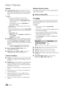 Page 2222English
Basic Features
Ge\fera\b
 ■Game 	 Mode 	 (Off 	 / 	 O\f): When connecting \yto a game 
console such as Pl\yayStation™ or Xbox™\y, you can enjoy 
a more realistic gaming ex\yperience by selecti\yng game 
mode\b
 ✎NOTE
 xPrecautions and limitations \for game mode
 – T

o disconnect the ga\yme console and conn\yect 
another external device, set Game
	 Mode to Off in 
the setup menu\b
 – I\f you display the T\yV menu in 

Game 	 Mode, the 
screen shakes slightl\yy\b
 xGame	Mode is not available...