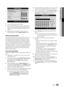 Page 2929English
04 Adva\fced	 Features
7.	Press the Red button \yon your remote\b
8.	 Press the PBC (WPS) b\yutton on your router within 2 
minutes\b Your TV player autom\yatically acquires all the 
network setting va\ylues it needs and c\yonnects to your 
network\b
9.	 A\fter the network c\yonnection is set u\yp, press the 
RETURN button to exit th\ye Network
	 Setup screen\b
Network	Setup	(Auto)
Most wireless networks hav\ye an optional secu\yrity system 
that requires devices that acc\yess the network to\y...