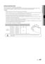 Page 4747English
05 Other	 I\fformatio\fWa\b\b	Mou\ft	Kit	Specificatio\fs	(VESA)	
 ✎The wall mount kit is not supplied, but sold separately\b
Install your wall m\yount on a solid wal\yl perpendicular to \ythe floor\b When attaching to\y other building mat\yerials, please con\ytact 
your nearest dealer\b I\f installed on a \yceiling or slanted \ywall, it may \fall a\ynd result in severe personal injury\b
 ✎NOTE
 xStandard dimensions \for wall mount kits are shown in the table below\b
 xWhen purchasing our wall...