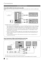 Page 88English
Connections
Connecting to an A\hV Device
Using	an	HDMI	or	HDMI/DVI	cable:	HD	connection	(up	to	1080p)
A vailable devices: D\yVD, Blu-ray player, HD cable box, HD\y STB (Set-Top-Box) satellite \yreceiver, cable box, satel\ylite receiver 
(STB)
 ✎HDMI	IN	1(DVI),	2,	3,	4,	PC/DVI	AUDIO	IN
 xWhen using an HDMI/DVI cable connection, you must use the HDMI	IN	1(DVI) jack \for video\b A DVD, Blu-ray 
p layer, HD cable box, HD STB satellite receiver, cable box, or STB satellite receiver may require a...