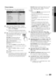 Page 1919English
03Basic	Features
Picture Options
Colour Tone  : Normal   ►
Size  : Auto Wide
Screen Mode  : 16:9
Digital Noise Filter  : Auto
MPEG Noise Filter   : Auto
HDMI Black Level  : Normal
Film Mode  : Off
                                            ▼
U Move  E Enter  R Return
Picture	Options
 
✎In PC mode, you can only make changes to the  
\bolour	Tone,	Size,	and Auto	Protection	Time \b
 
■ \bolour	Tone	(\bool	/	Normal	/	Warm1	/	Warm2)
 
✎Warm1 or Warm2 will be deactivated when the 
picture mode is...