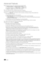 Page 3838English
Ad\fanced Features
 
✎No supported \functions when connecting to the PC through network:
 
xThe Backgroun\f	Music and Backgroun\f	Music	Setting \functions\b
 
xSorting \files by pre\ference in the Photos , Music, and Vi\feos \folders\b
 
xThe � (REW) or µ (FF) button while a movie is playing\b
 
✎The Divx DRM, Multi-audio, embedded caption does not supported\b
 
✎Samsung PC Share manager should be permitted by the \firewall programme on your PC\b
 
✎When you use Me\fia	Play mode through a...