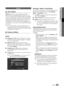 Page 5353English
04A\fvance\f	FeaturesAllShare
	
¦ About	AllShare
AllShare connects your TV, mobile phones an\yd other 
devices which are compatible through a network\b On \yyour 
TV, you can view call\y arrivals, SMS mess\yages and schedules \y
set on your mobile \yphones\b In addition,\y you can play media \y
contents including \yvideos, photos and \ymusic saved on your\y 
mobile phones or t\yhe other devices (s\yuch as your PC) by \y
controlling them on the\y TV via the networ\yk\b Additionally, you \y
can...