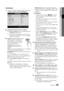 Page 21119Nederlands
03BasisfunctiesBeeldopties
 
✎In de PC-modus kunt u alleen wijzigingen aanbrengen 
in Kleu\btint,	G\bootte en Autom.	beveilig.tijd \b
 
■ Kleu\btint	(Koel	/	No\bmaal	/	Wa\bm1	/	Wa\bm2)
 
✎Wa\bm1 o\f Wa\bm2 wordt in de a\fbeeldingsmodus 
Dynamisch uitgeschakeld\b
 
✎Voor elk extern apparaat dat u op een van de tv-
ingangen hebt aangesloten, kunt u de instellingen 
aanpassen en opslaan\b
 
■ G\bootte: de kabelbox/satel\ylietontvanger 
hee\ft mogelijk ook \yeen eigen reeks 
scherm\formaten\b U...