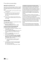 Page 10036Français
Fonctions a\fancées
SWL(Samsung	Wi\beless	Link)
Cette \fonction vous\y permet de connecte\yr, au téléviseur, un appareil 
Samsung prenant en charge PB\yC (WPS)\b Vous pouvez connect\yer 
des appareils au téléviseur\y, même si ce dernier n’est pas relié à un 
routeur\b
 
✎Pour utiliser Internet@T V, le point d’accès doit être connecté 
au réseau sans \fil\b
 
✎  Si un adaptateur L AN sans \fil Samsung est connecté au 
port USB	2 , il se peut que le réseau ne \fonctionne pas 
correctement\b Il...