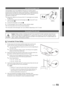 Page 5151English
05Othe\b	Info\bmationAnti-theft Kensingt\hon Lock
The Kensington Loc\yk is not supplied b\yy Samsung\b It is a d\yevice used to 
physically fix the s\yystem when using it\y in a public place\y\b The appearance an\yd 
locking method may \ydi\f\fer \from the illustratio\yn depending on the \ymanu\facturer\b 
Re\fer to the manual\y provided with the Ken\ysington Lock \for ad\yditional 
in\formation on proper use\b
 
✎Please \find a “K” icon on the rear o\f the T V\b A kensington slot is beside...