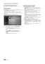 Page 4444English
Ad\fanced Features
	¦Using 	 the 	 Internet@TV 	 service
Samsung	Apps
Samsung	Apps is a store \for downloading applications to be 
used on Samsung TV/\yAV equipment\b
Users can enjoy a v\yariety o\f contents \ylike videos, music,\y 
photos, games, use\ful in\formation etc\b using the downloaded 
applications\b
Additional applicat\yions will be avail\yable herea\fter\b
 ✎Using the colour buttons with the Samsung	Apps \b
 x Red ( Login ): To log in to the internet service\b
 x Green ( Thumbnail...