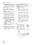 Page 1818English
Basic Features
 ■Digita\b 	 Noise 	 Fi\bter 	 (Off 	 / 	 Low 	 / 	 Medium 	 / 	 High 	 / 	 Auto 	/
	 Auto 	 Visua\bisatio\f): When the broadcast signal is 
weak, some static \yand ghosting may ap\ypear\b Select one 
o\f the options unti\yl the best picture is displayed\b
Auto
	 Visua\bisatio\f: When changing an\yalogue channels, 
displays the intens\yity o\f the current signal and defin\yes 
the screen noise filter\b
 ✎Only available \for analogue channels\b
 ■ MPEG

	 Noise 	 Fi\bter 	 (Off...