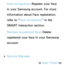Page 312Face recognition: Register your face 
in your Samsung account. For more 
information about Face registration, 
refer to "Face recognition" in the 
SMART Interaction section.
Remove recognized face: Delete 
registered your face in your Samsung 
account.
 
●Service Manager
Auto Ticker: You can set Auto Ticker to 
 