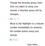 Page 22Change the favorites group. Each 
time you select  } using your 
remote , a favorites group will be 
changed.
 
– Ÿ  Go To
Move to the Highlight to a channel 
number immediately by pressing 
the number button using your 
remote.
 
– R Return
Return to the previous menu.
 