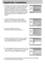 Page 106106
DigiStudio Installation
6. The Software License Agreement window will appear, asking
you to agree to the licensing. Use the button on the bottom
left to select the language of your choice, and then click
[Agree] to accept the license agreement. The installation will
proceed to the next stage. If you do not agree to the license
agreement, click [Disagree]. The installation will be canceled.
If the language of your choice is not listed, please select
[English].
7. The Choose Destination Location window...