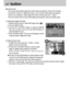 Page 3434
+/- button 
2) Setting Userset mode
1. In Night Shot mode, press the +/- button. A screen
appears as shown to the right.
2. Use the LEFT and RIGHT buttons to set the shutter
speed. Available shutter speeds are as follows:
AUTO, 1/8, 3/16, 1/4, 3/8, 1/2, 3/4, 1, 3/2, 2, 3, 4, 6, 8, 12,
and 16 seconds.
Use the UP and DOWN buttons to set the aperture value.
Use the UP and DOWN button to display the large/small
aperture values at the top left of the shutter speed bar.
3. Press the +/- button again. The...