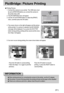 Page 6161
PictBridge: Picture Printing
When printing pictures by connecting the camera to the printer, use the AC adapter.
If the printer is turned off during printing, the printing will stop and the paper will be dispelled.
If there are continuous print error, please check the print condition. 
INFORMATION 
Printing Pictures
1. Connect the camera to your printer. The USB menu must
be set to [PRINTER] before you connect the camera to
the printer.(See p.58)
2. The [PICTBRIDGE] menu will appear.
3. Use the UP and...