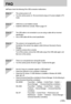 Page 129129
FA Q
Please check the following if the USB connection malfunctions.
[Case 1]  The camera power is off.
Turn the camera power on. We recommend using an AC power adapter in PC
mode.
[Case 2] USB Driver is not installed correctly.
Install the USB Driver correctly. Refer to page 107.
[Case 3] The USB cable is not connected or you are using a cable with an incorrect
specification.
Use a USB cable with the correct specification.
[Case 4] The camera is not recognized by your PC. 
Sometimes, the camera may...