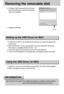 Page 104104
Removing the removable disk
1. A USB Driver for MAC is not included with the software CD as MAC OS supports the
camera driver.
2. Check the MAC OS. You can check the MAC OS version during MAC OS start-up. 
This camera is compatible with MAC OS 9.0 ~ 10.2.
3. Connect the camera to the Macintosh and turn the camera power on.
4. A new icon will be displayed on the desktop after connecting the camera to the MAC.
Using the USB Driver for MAC
Setting up the USB Driver for MAC
1. Double click a new icon on...