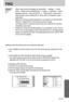 Page 111111
FA Q
Please check the following if the movie clip doesnt play back.
If you installed an incorrect codec onto your PC, the movie clip may not play back on the
PC. 
1. Check whether the JPEG Decoder provided with the camera is installed.
If you didnt install the camera driver, please install the JPEGCODE included in the
application S/W CD-ROM. If not, the movie clip may not play back on the PC. 
[ Installing the JPEG Decoder ]
1) Insert the CD provided with the camera. 
2) Run the windows explorer and...