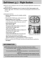 Page 2828
Self-timer(     ) / Right button
[ Selecting the 10 SEC self-timer ]
Selecting the self-timer
1. Slide the mode switch to the STILL IMAGE or MOVIE
CLIP mode.
2. Press the SELF-TIMER button until the desired mode
indicator displays on the LCD monitor.
A 2 second, 10 second or double self-timer icon appears
on the LCD monitor. In Movie Clip mode, only the 10-
second self-timer will work.
2SEC self-timer (        ) : 
Pressing the shutter button will allow an interval of 2
seconds before the image is...