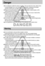 Page 66
Danger
Do not attempt to modify this camera in any way.  This may result in fire, injury, electric shock
or severe damage to you or your camera. Internal inspection, maintenance and repairs
should be carried out by your dealer or Samsung Camera Service Center.
Please do not use this product in close proximity to flammable or explosive gases, as this
could increase the risk of explosion.
Should any form of liquid or a foreign object enter the camera, do not use it. Switch off the
camera, and then...