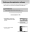 Page 110110
Setting up the application software
To use this camera with a PC, install the application software first. After this has been done, the stored
images in the camera can be moved to the PC and can be edited by an image editing program.
You can visit the Samsung web-site through the internet.
http://www.samsungcamera.com : English
http://www.samsungcamera.co.kr : Korean
1. Click the [Install] menu in the Autorun frame. 
The Digimax V4000 camera driver is installed
automatically.
2. Camera driver...